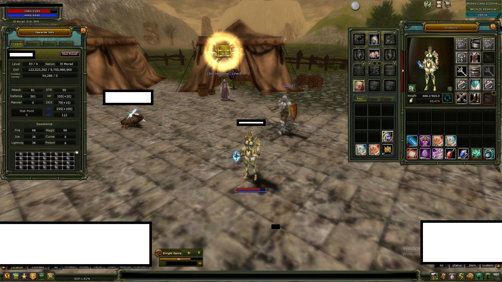 83 LVL Elmorad Mage quest Dışında görevler Duruyor