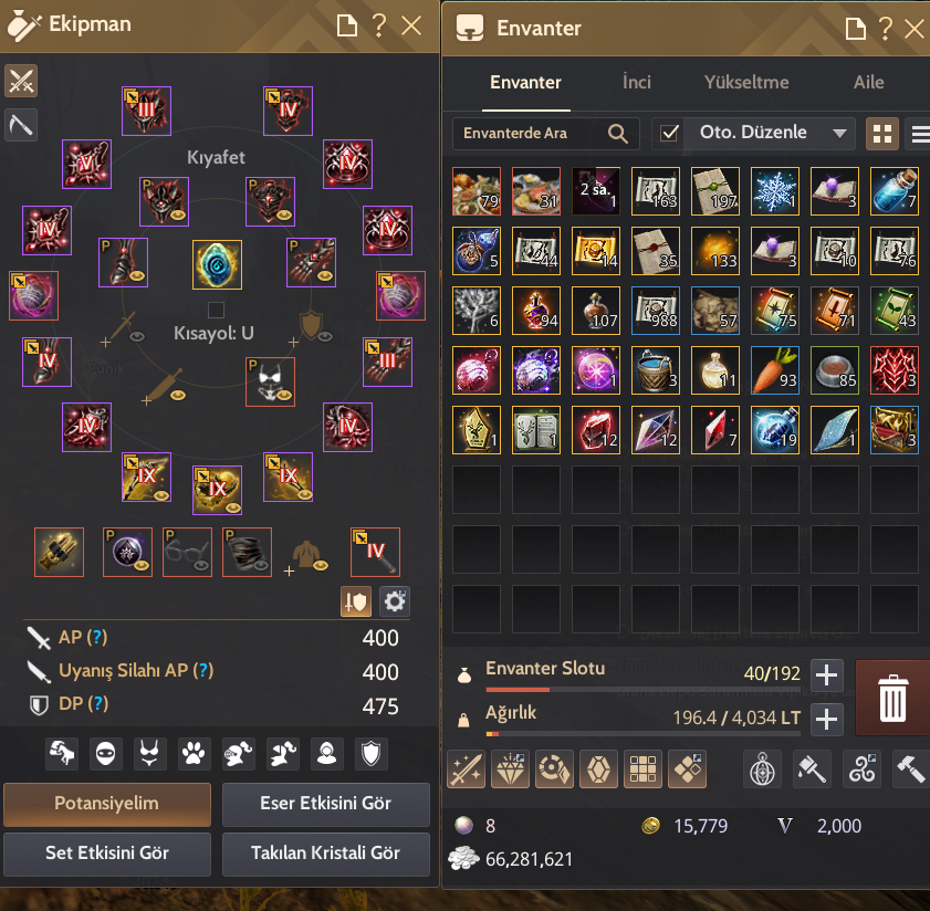875 GS-65 Witch-p2win hesap- client hesabı-mail adresi verilecektir.