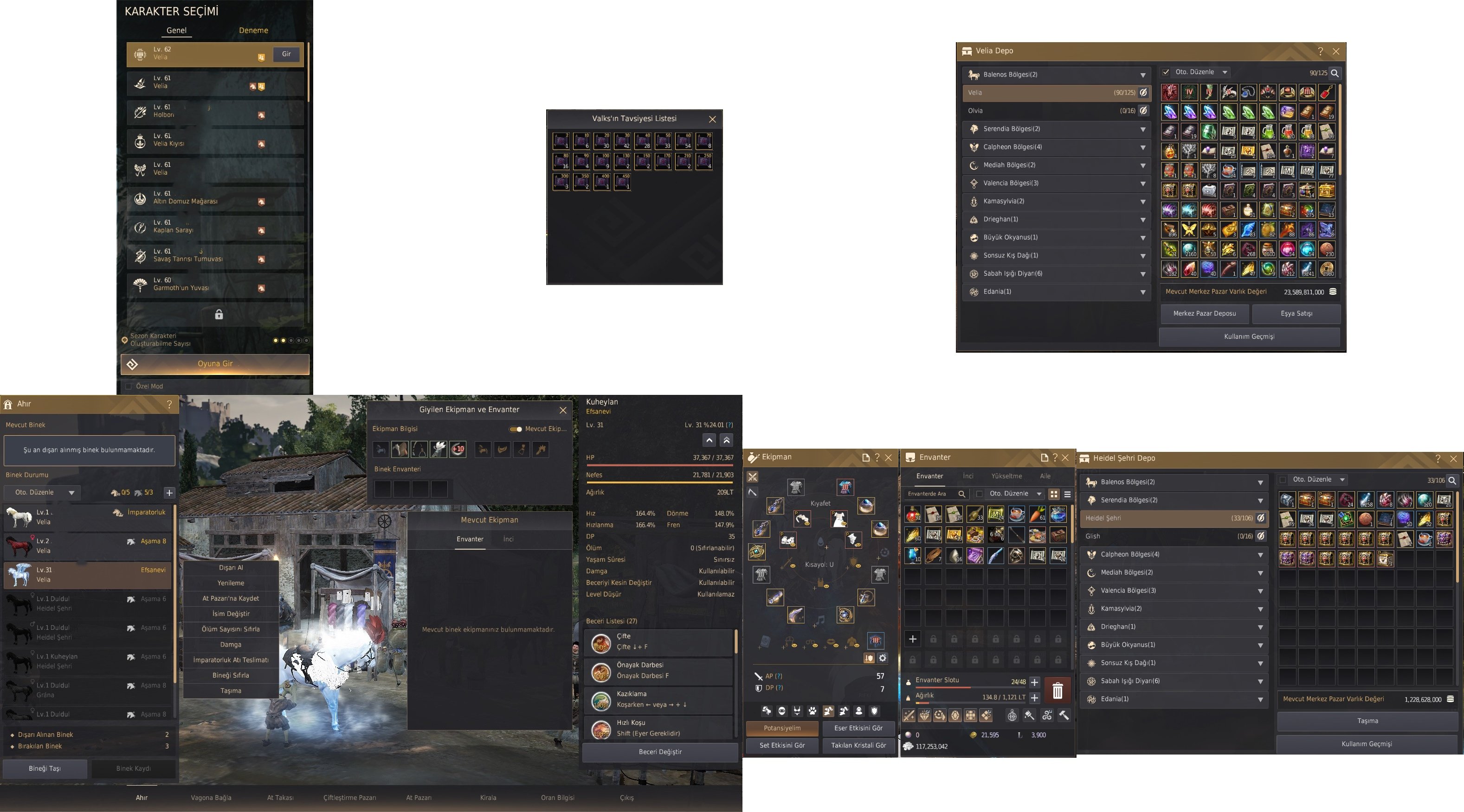 EU BDO 745 gs 62 lv striker 160k cron t10 ve t8 at düz vell
