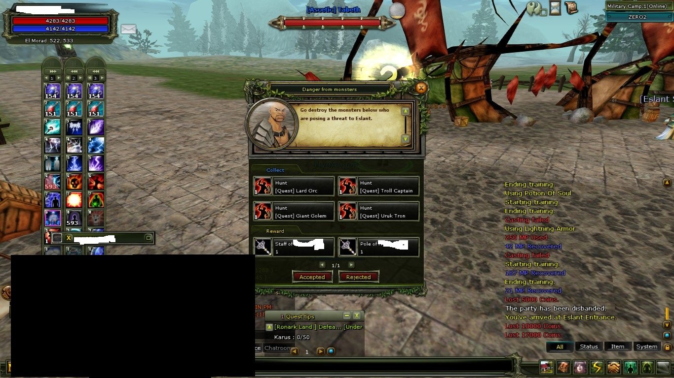 83/2 HUMAN MAGE 7 QUEST STAFFLI OLD TAKILI 8 HP MP SETLİ 100 DEF ACIK