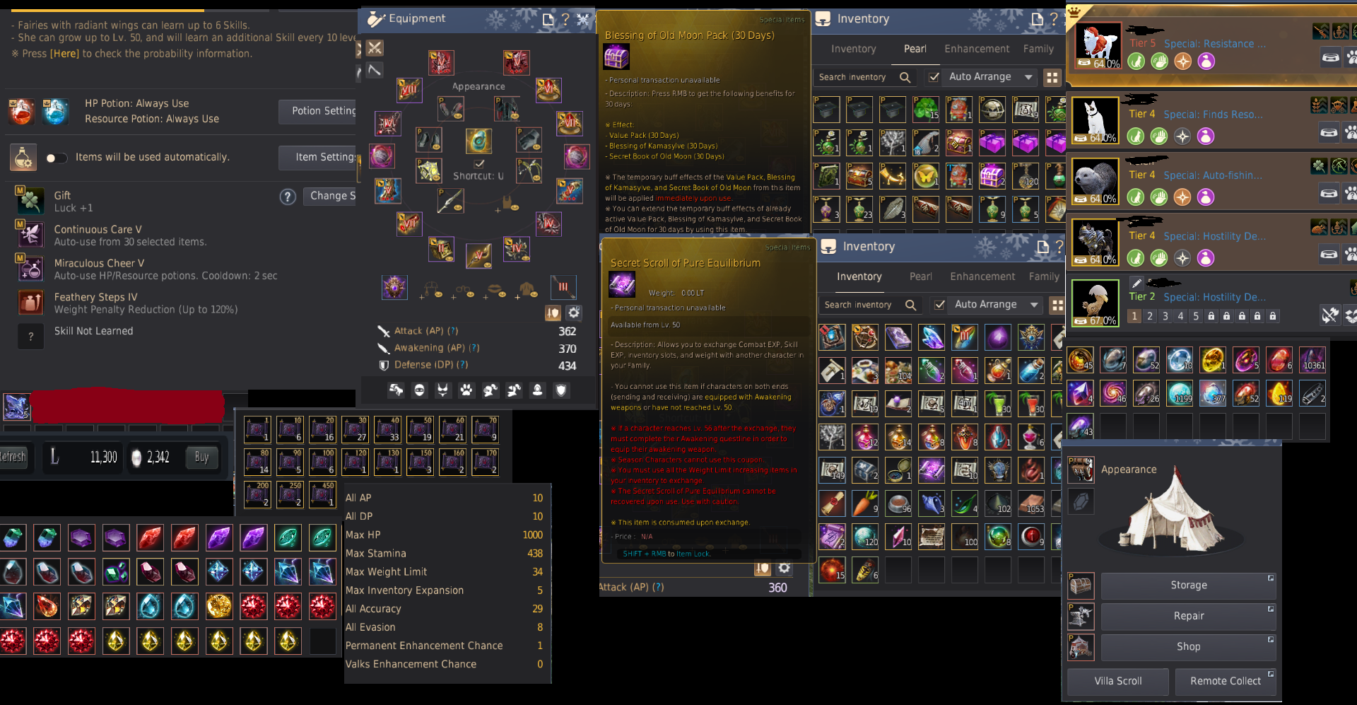 EU Anonim 804GS VELL T4-T5 PET-PERİ ÇADIR HAZIR Client Hesabı