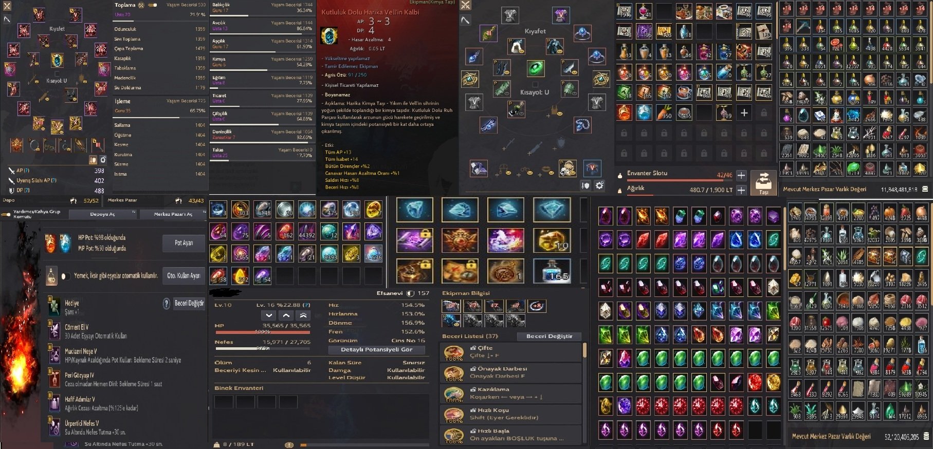 66 lvl hesap Edana II Hesap