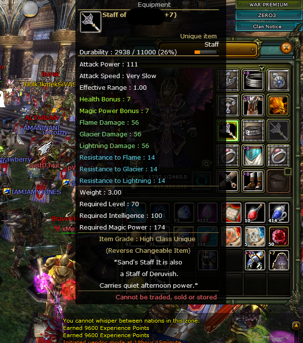 7 QUEST STAFFLI MAGE