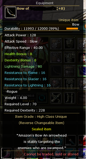 8 QUEST BOWLU ROGUE