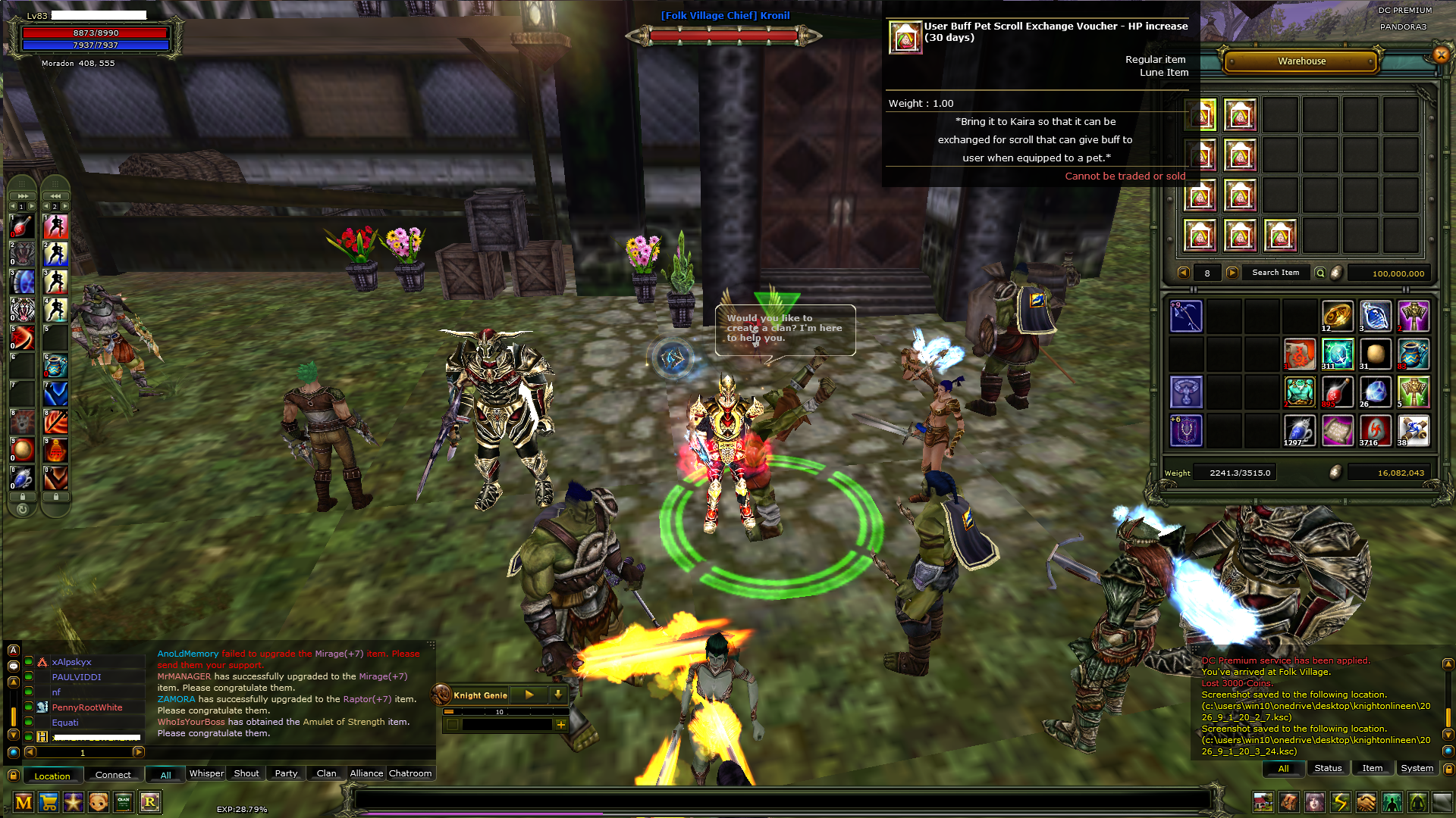 83/10 Human Warrior 19 Tılsım 3,300 M NP