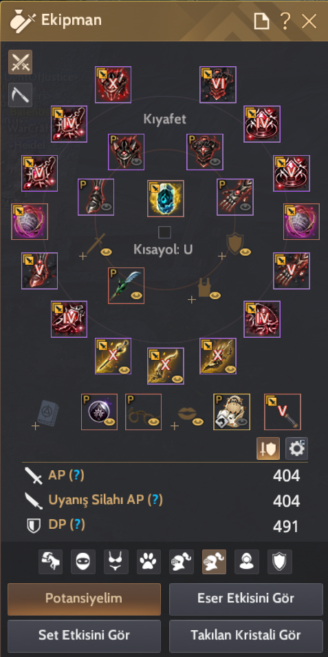 66 lvl Tüccar yüzüklü 895 gs PVP çar