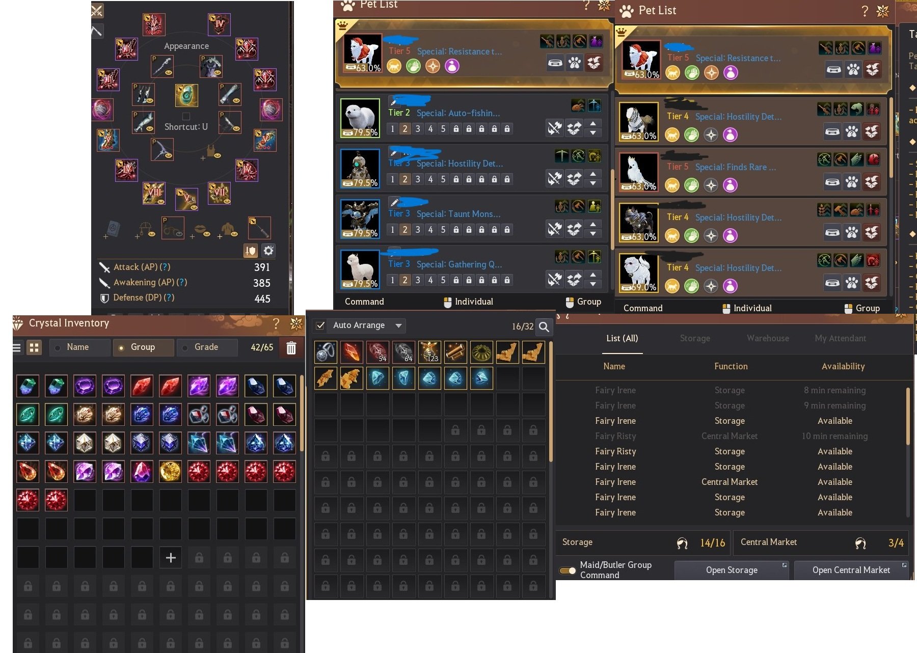 390 ap 445 dp client hesap