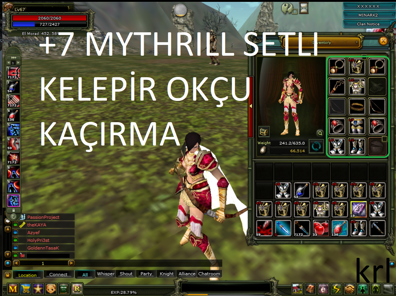 7 SETLİ ARCHER MINARK