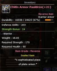 Warrior Chitin Pauldron 21