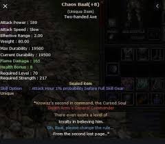 CHAOS BAAL 8