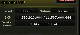 83/3 KARUS MAGE - REB 2 QUEST - 90 DEF