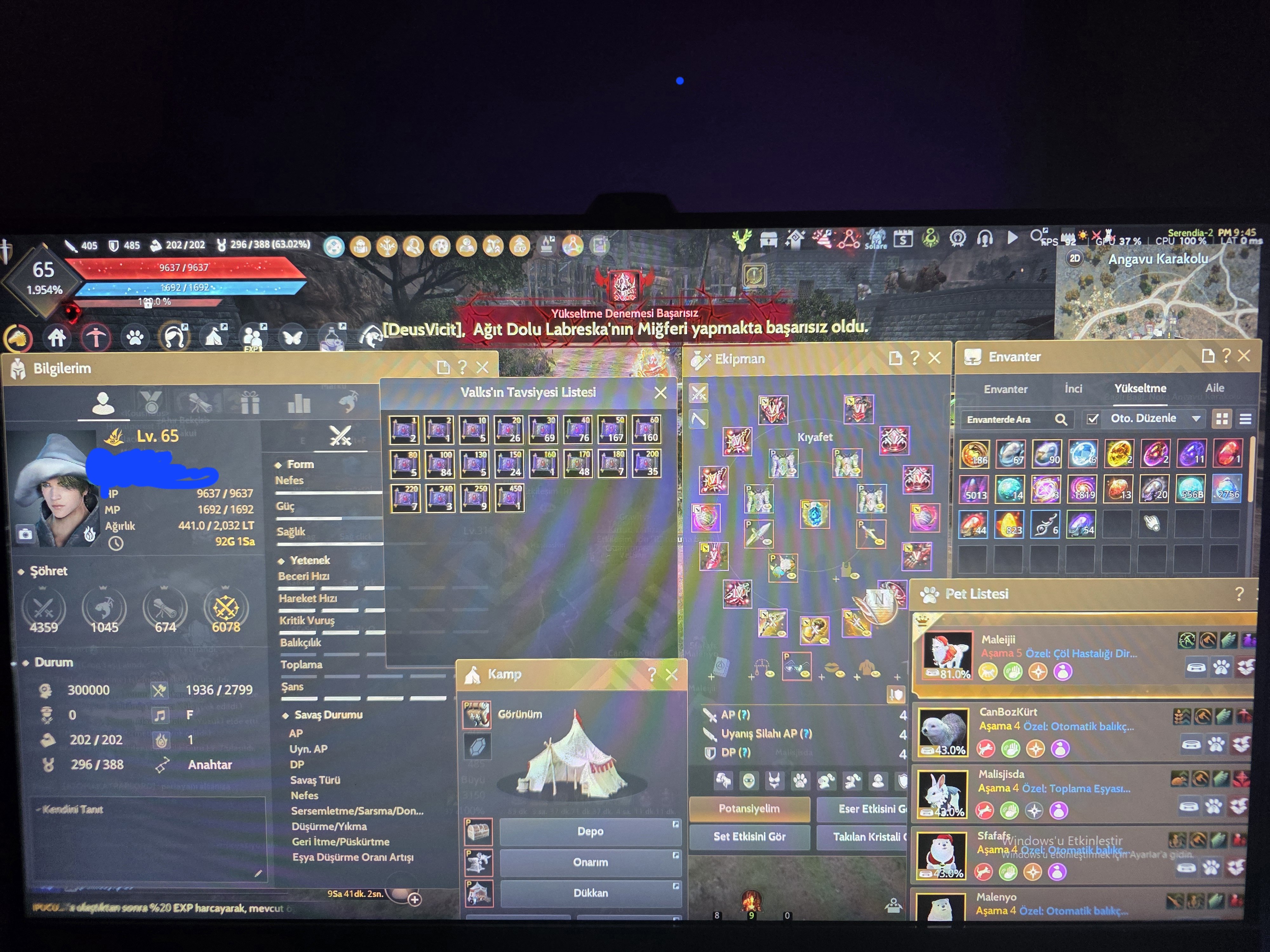 405 ap 485 dp 3 dec 556 bin cron full pw2 hesap