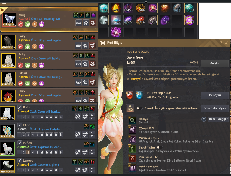 çift dec 410 ap full p2w dolu