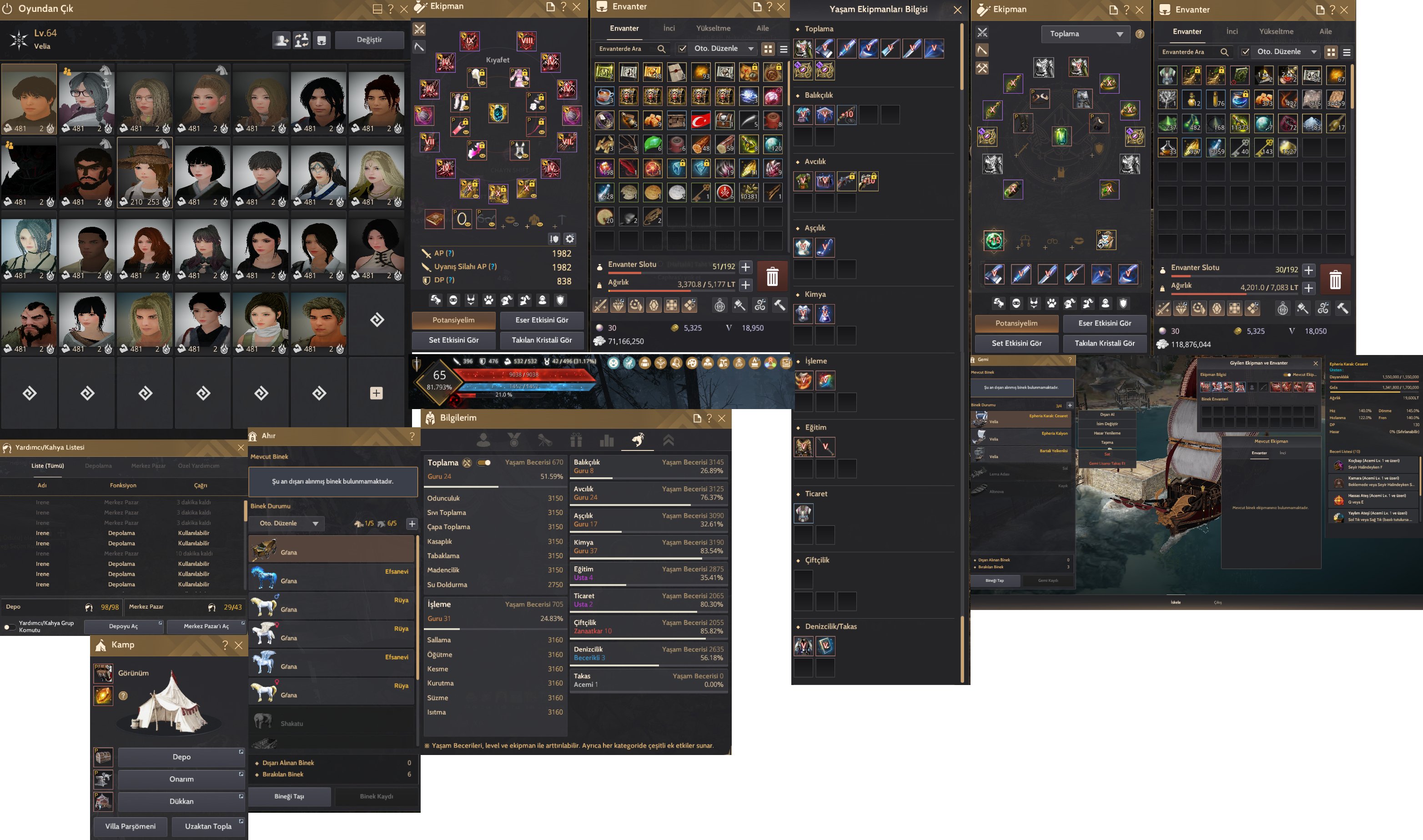 402/402 AP – 495 DP | End Game Savaş Gear | Full DEC Preonne - 3000 Mastery