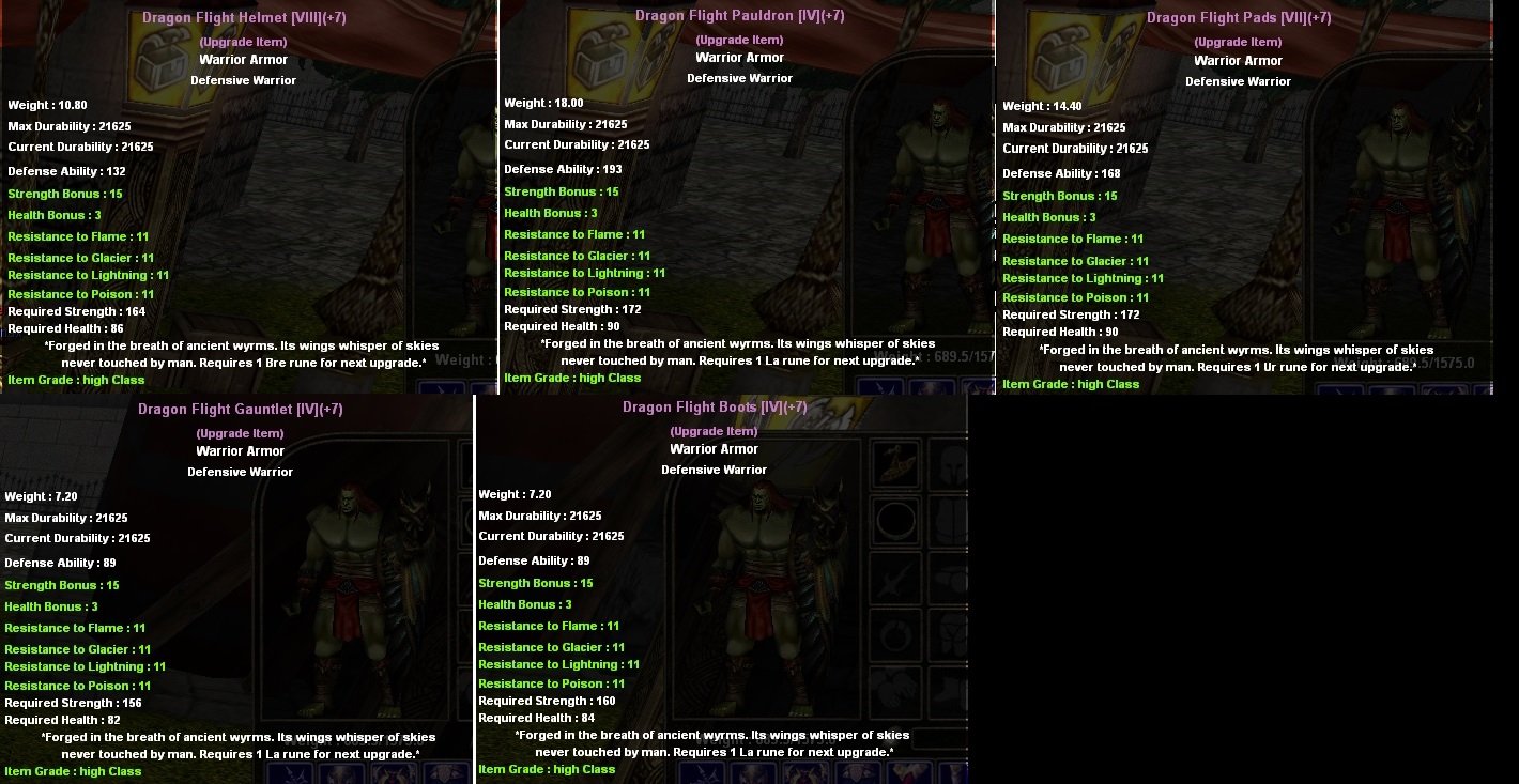 Warrior Dragon Set