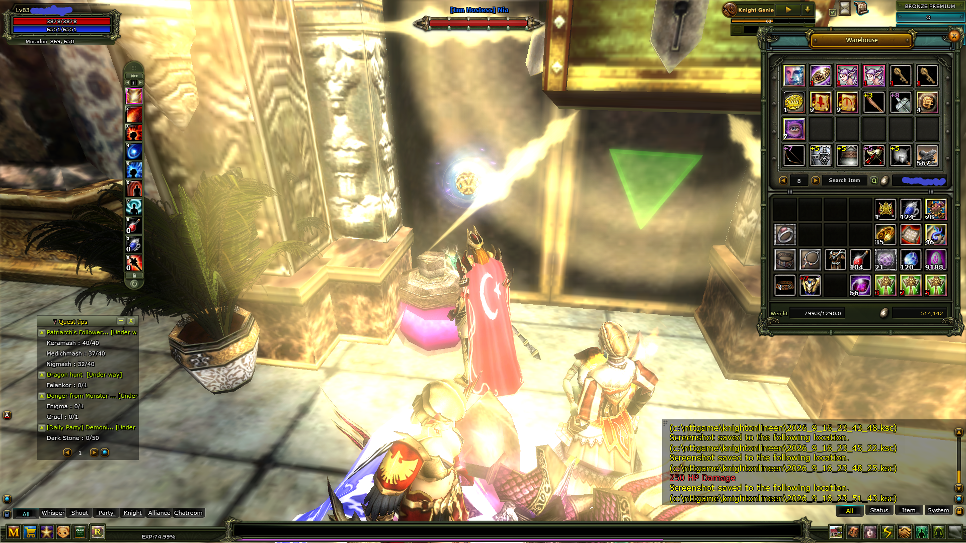 83 REB 8 YÜZDE 73 HUMAN MAGE 100 DEF AÇIKTIR YAN ÇARLARI 83 WAİROR 81 PRİEST 90
