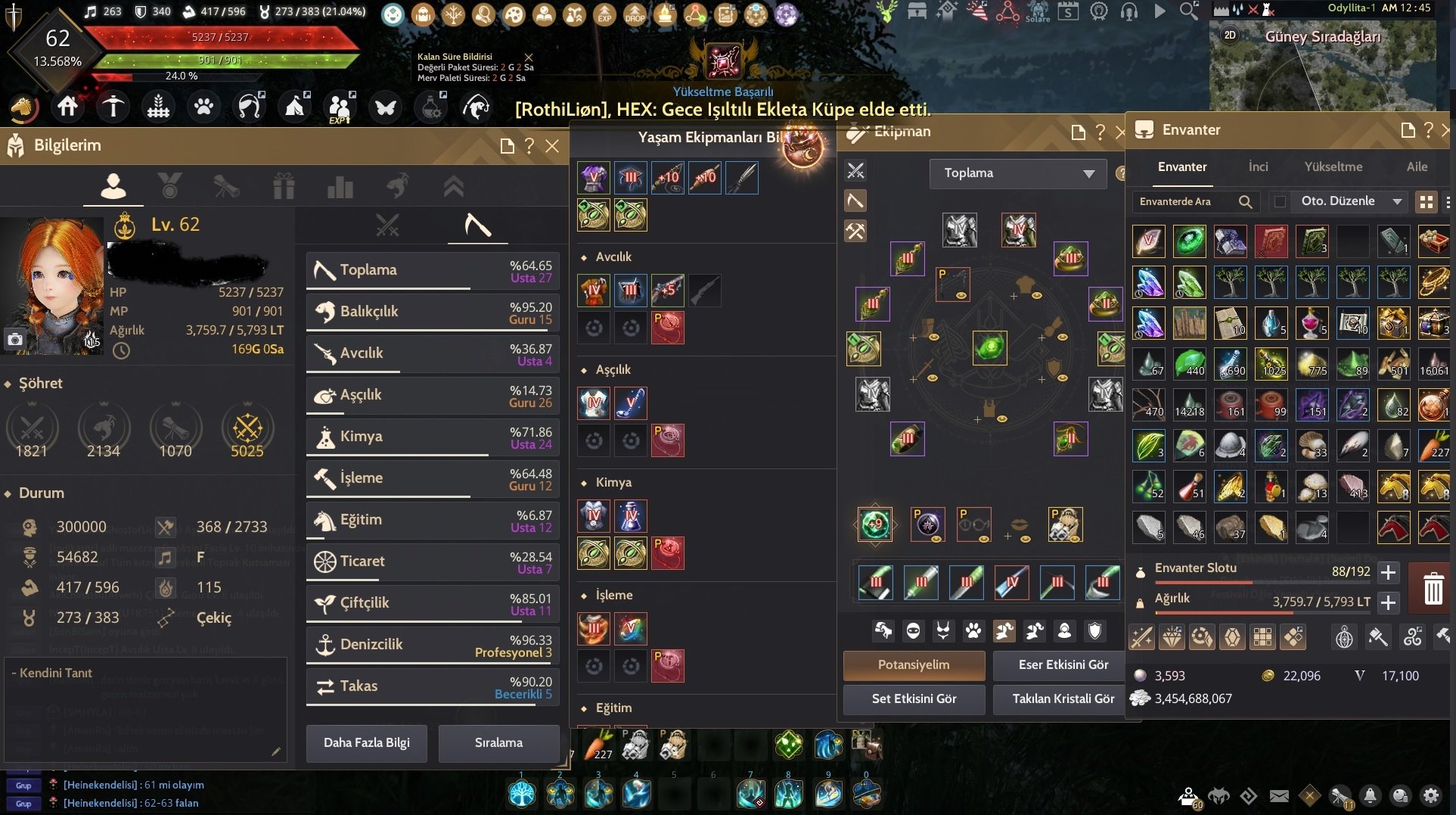 ZİRVE HESAP TÜM PVE İTEM, KOSTÜM FULL 782 GS