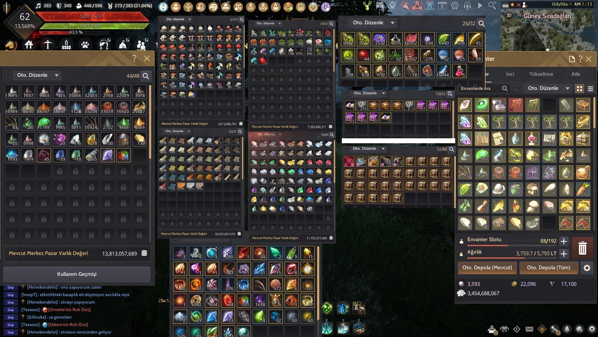 ZİRVE HESAP TÜM PVE İTEM, KOSTÜM FULL 782 GS