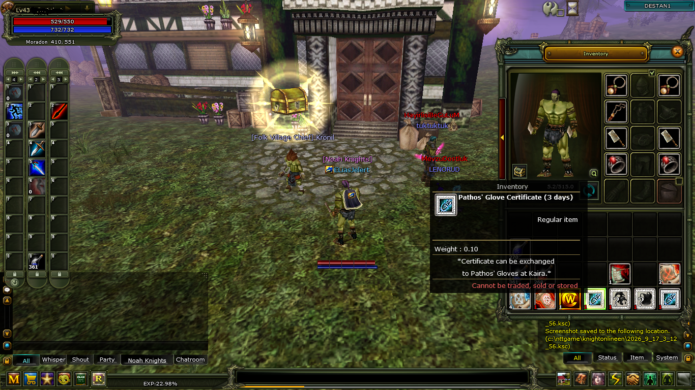 DESTAN 81LVL ROGUE FULL PUSS AÇILMAMIŞ EKSTARLI ROGUE
