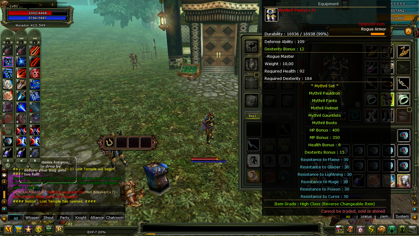 DESTAN 81LVL ROGUE FULL PUSS AÇILMAMIŞ EKSTARLI ROGUE
