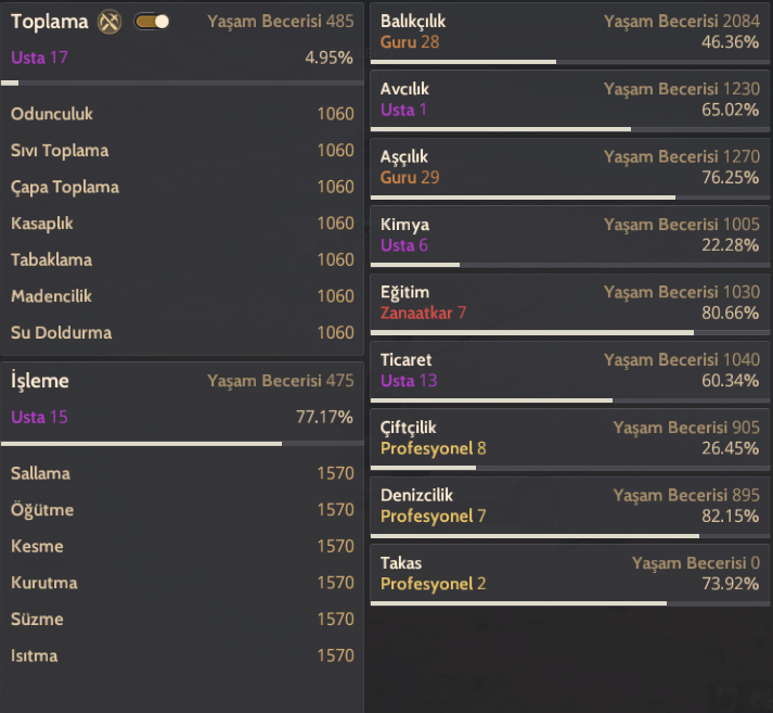 867 GS guard parayla alınacak her şeyi full hesap sadece end game farm atılacak