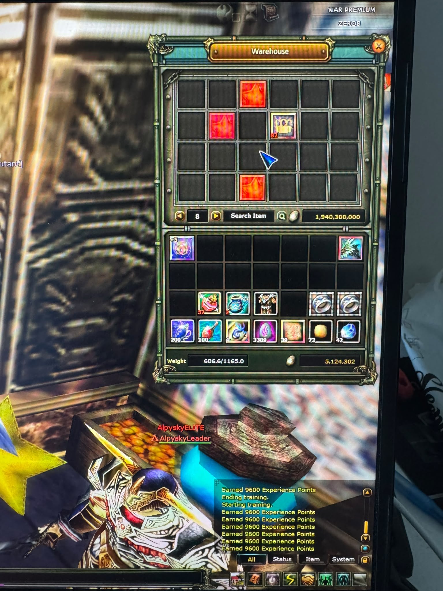 83/1 HUMAN MAGE 8 QUEST STAFF 18 TALİSMAN ATAK DEFLİ 4 ADET MONSTER GOLD STAR LI