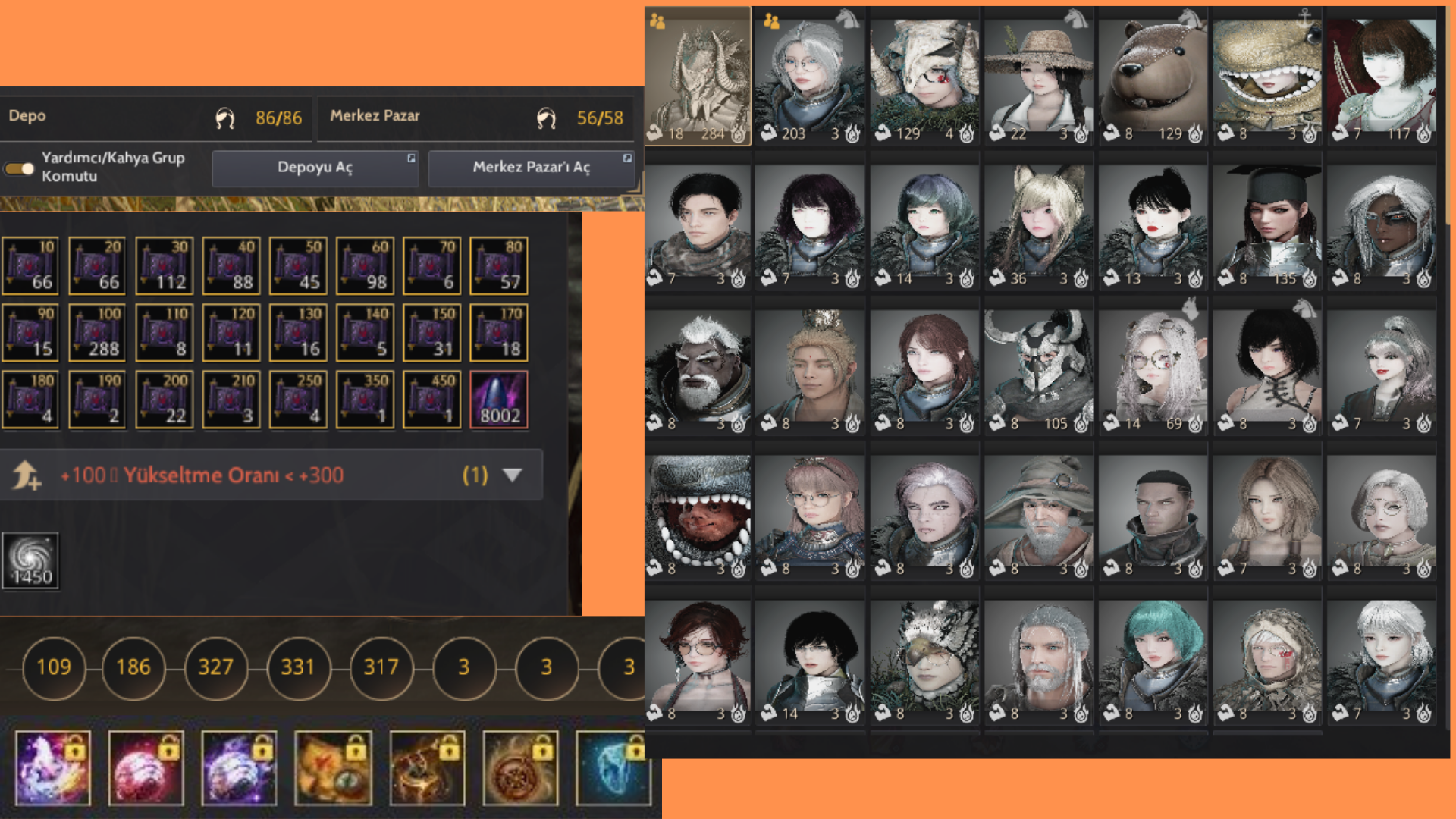 FULL X HESAP 2X PRENOA TAKI FULL P2W