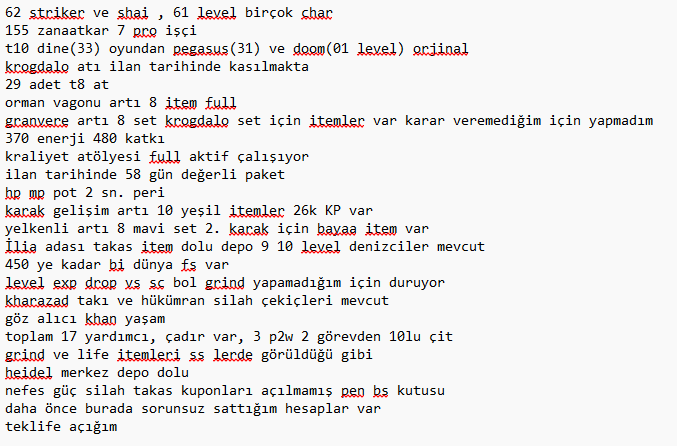 hızlı başlangıç 62 striker