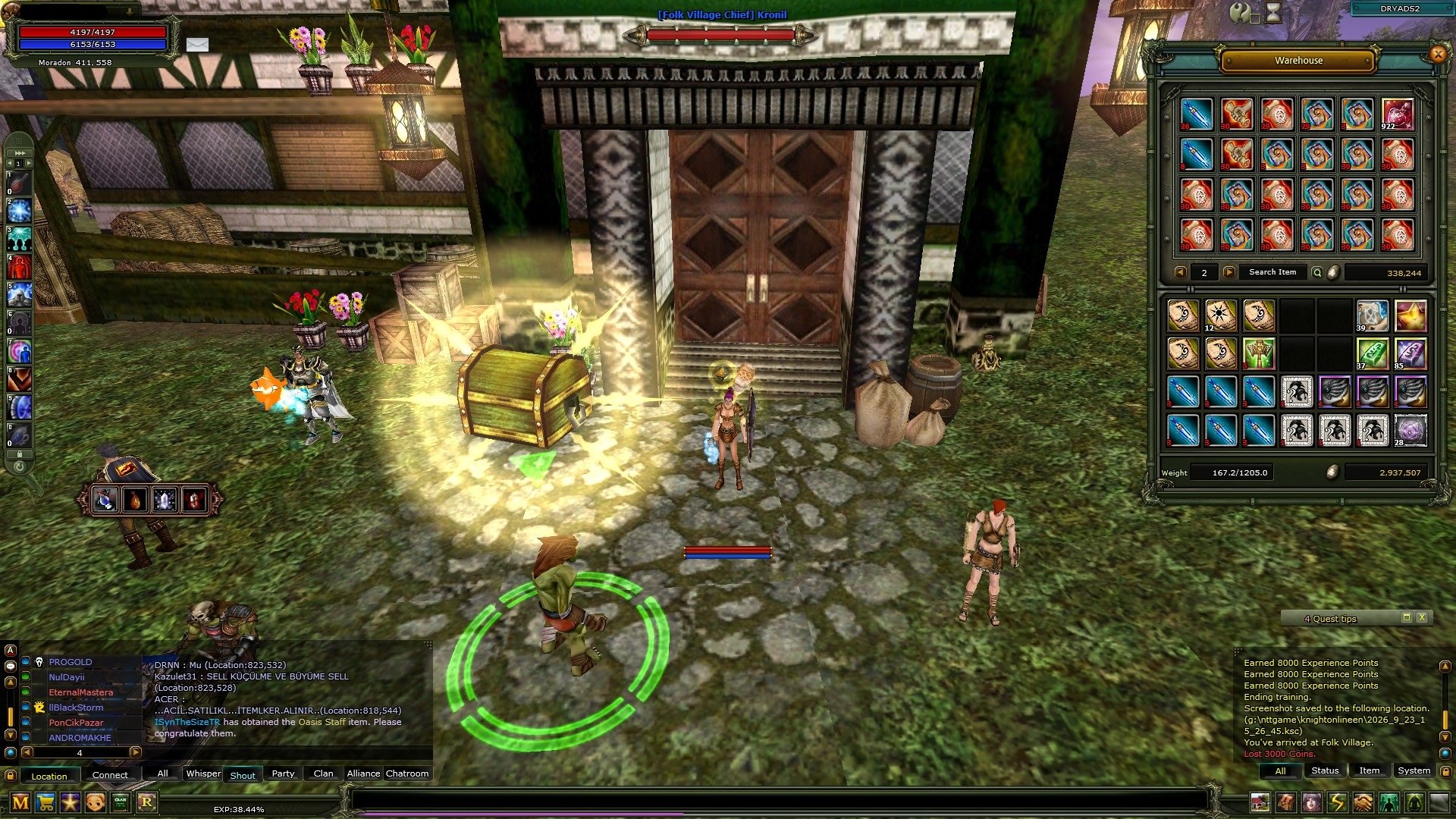 Dryads 83 Reb 11 Human Priest Inventory Dolu