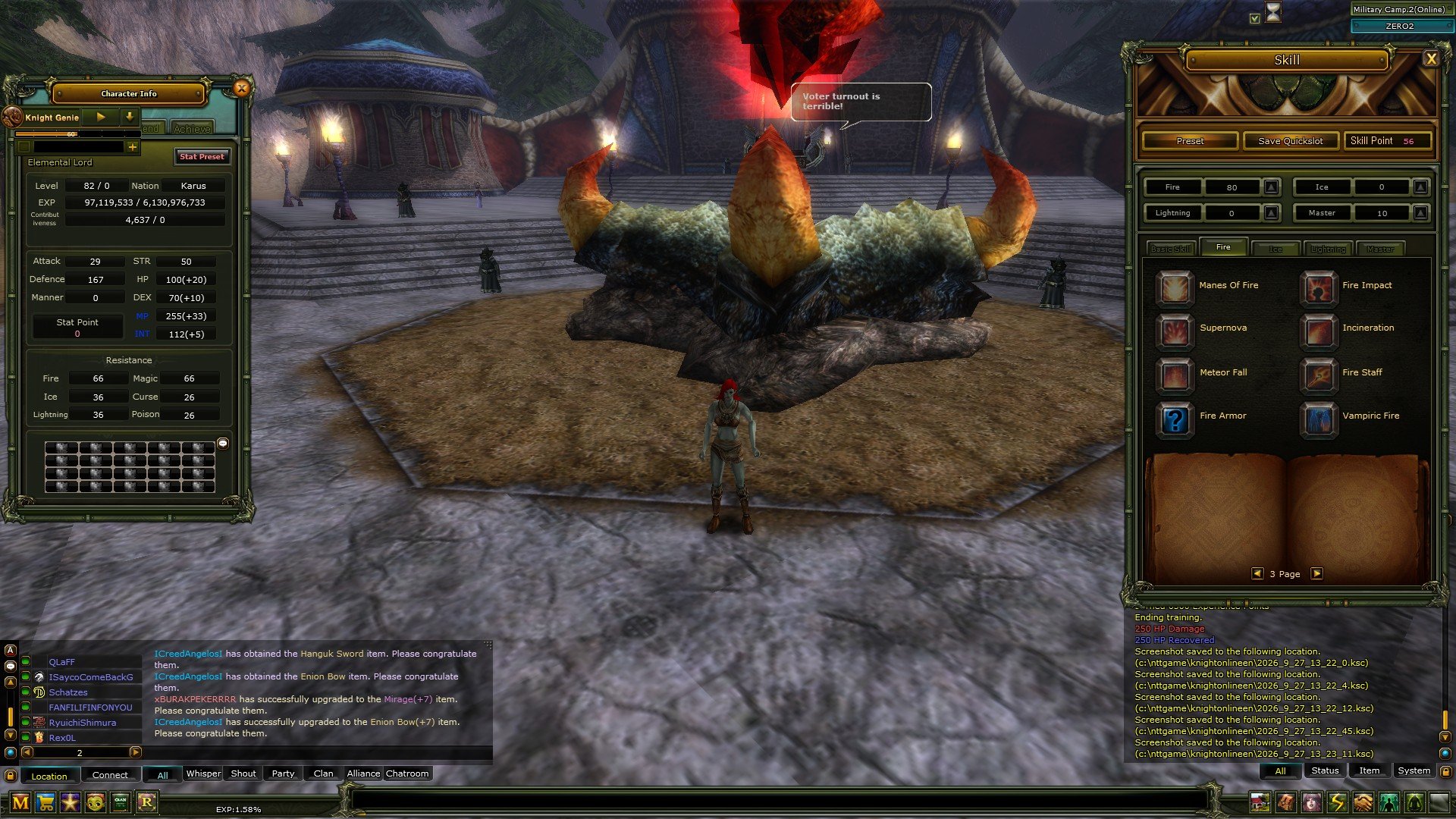 82 LvL 90 DEF Mage Karus