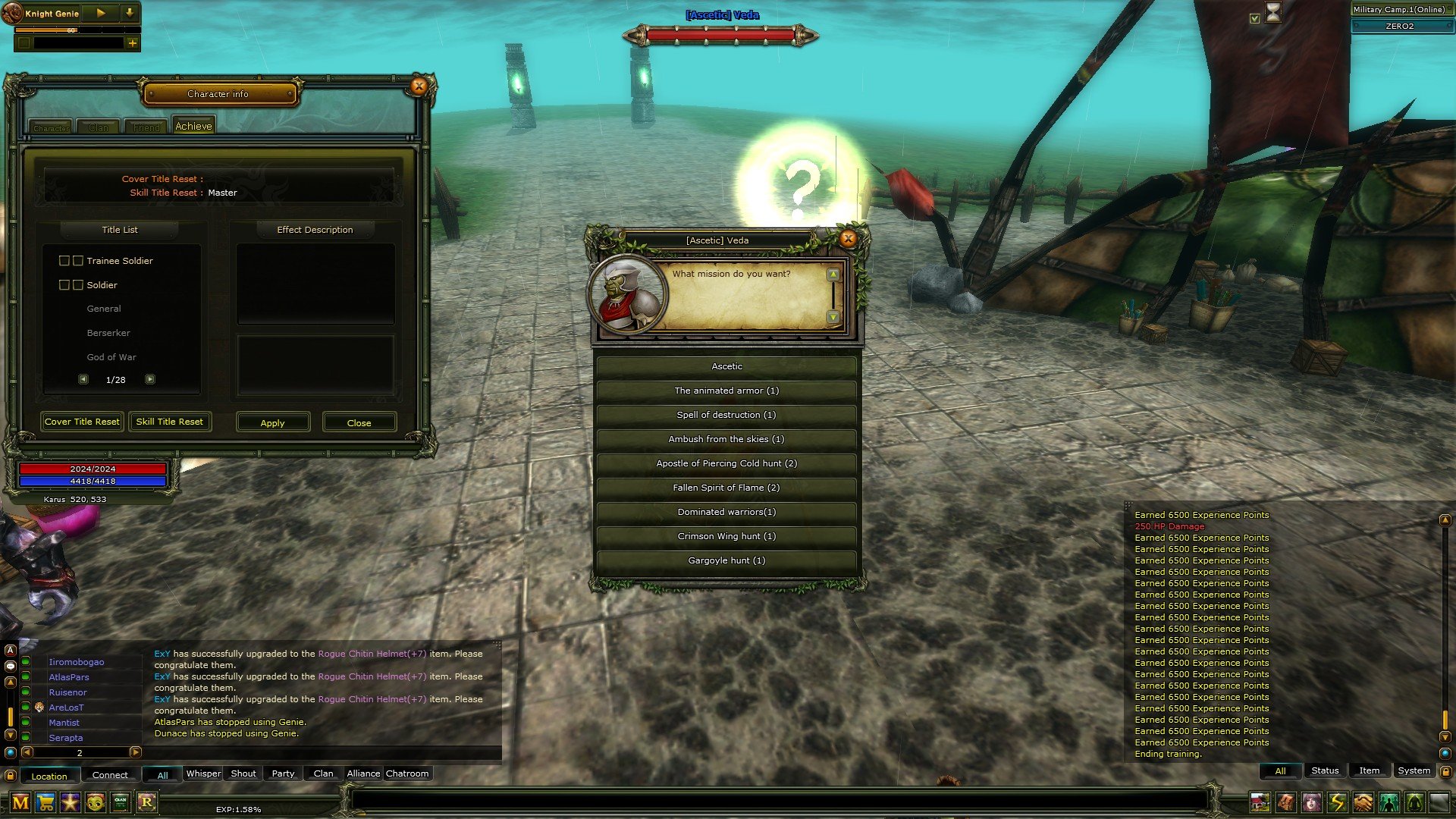 82 LvL 90 DEF Mage Karus