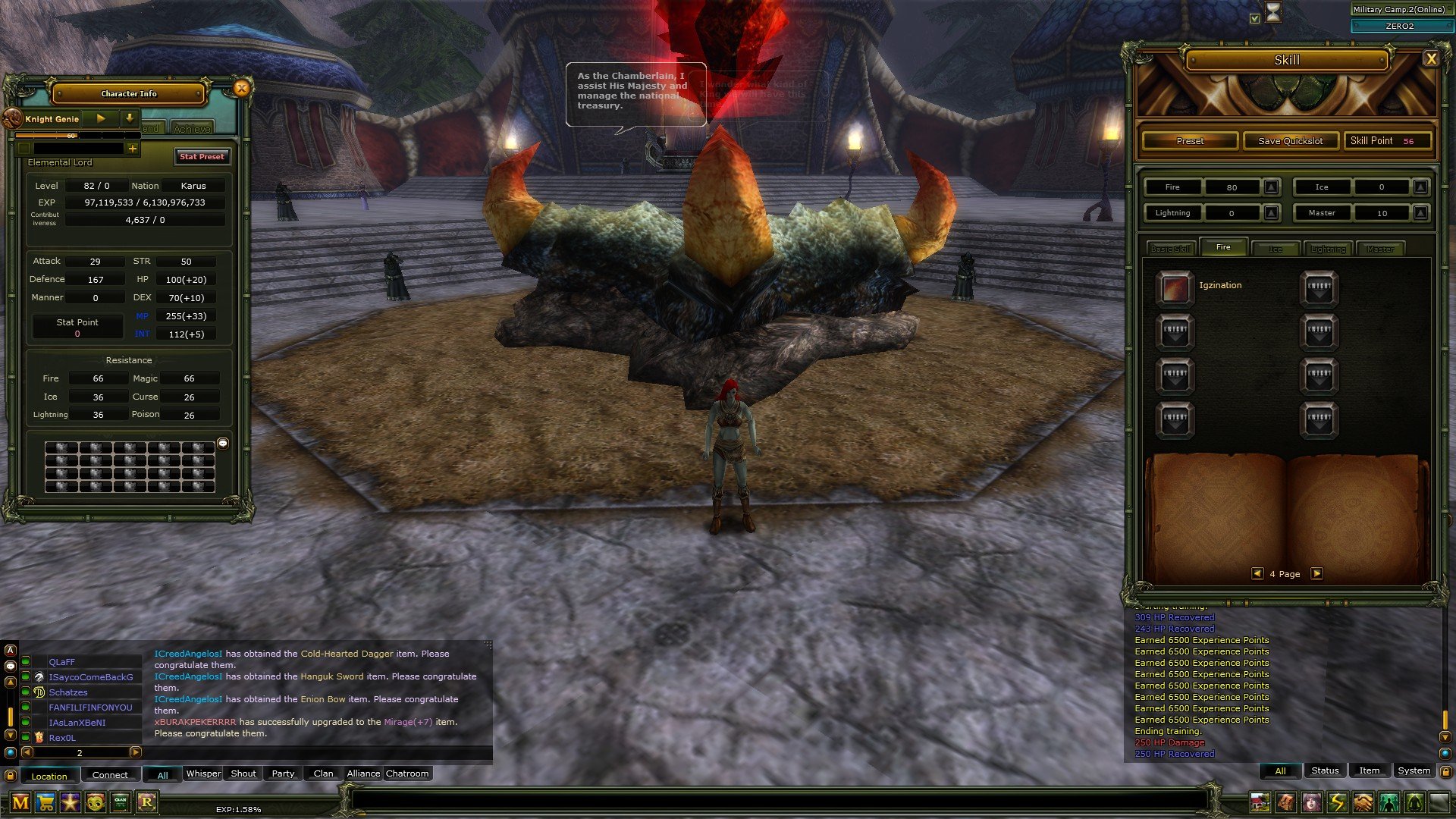 82 LvL 90 DEF Mage Karus