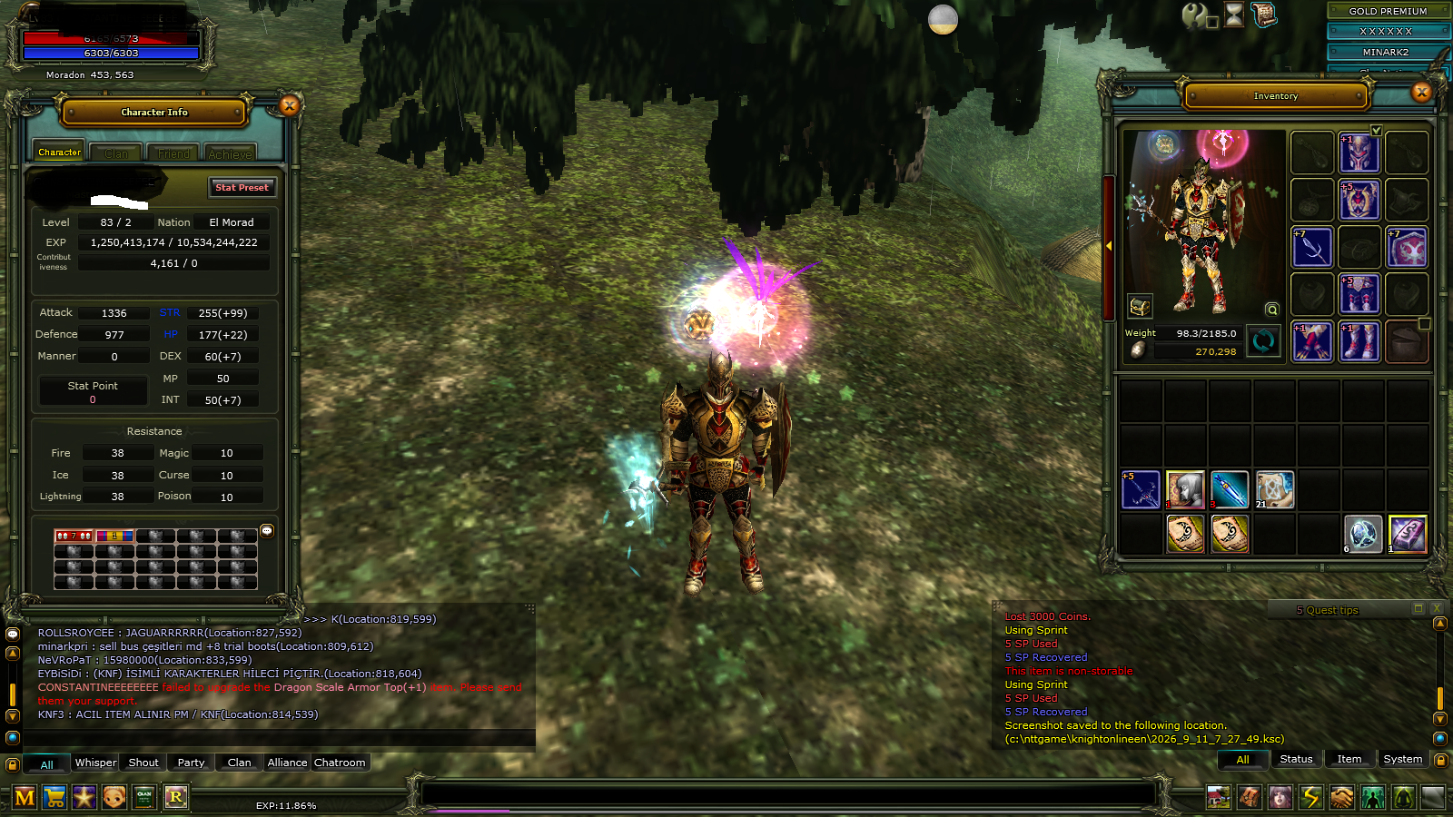 83/2 8 quest ms 7 spear 2 parça 8 dragon....