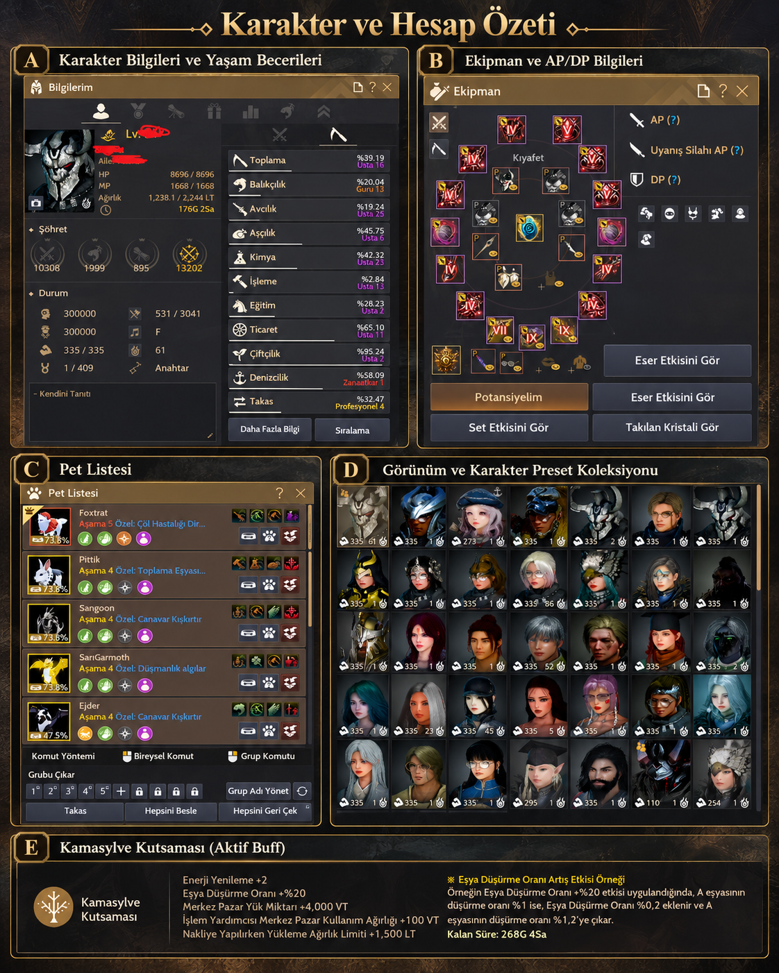 BDO 880 GS HESAP FULL FULL WİTCH