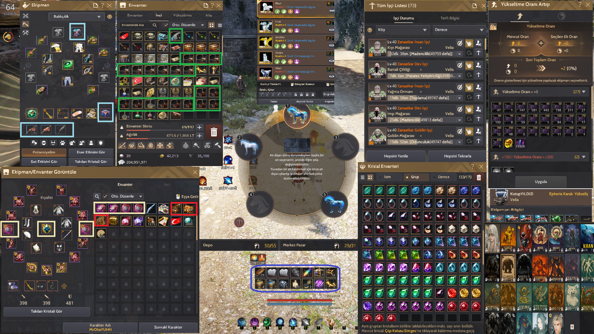 3 FARKLI HAZİNE VE FULL P2W / KARAK / SENTEZ
