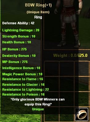 Professionalko BDW Ring LR 1