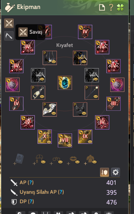 X SİLAH IX ALT SİLAH END GAME 66 LEVEL END GEAR KELEPİR