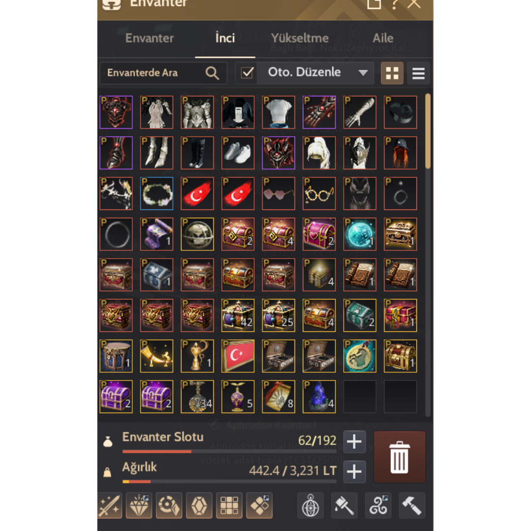 66 Level EltenParçalı Karaklı Dolu Char