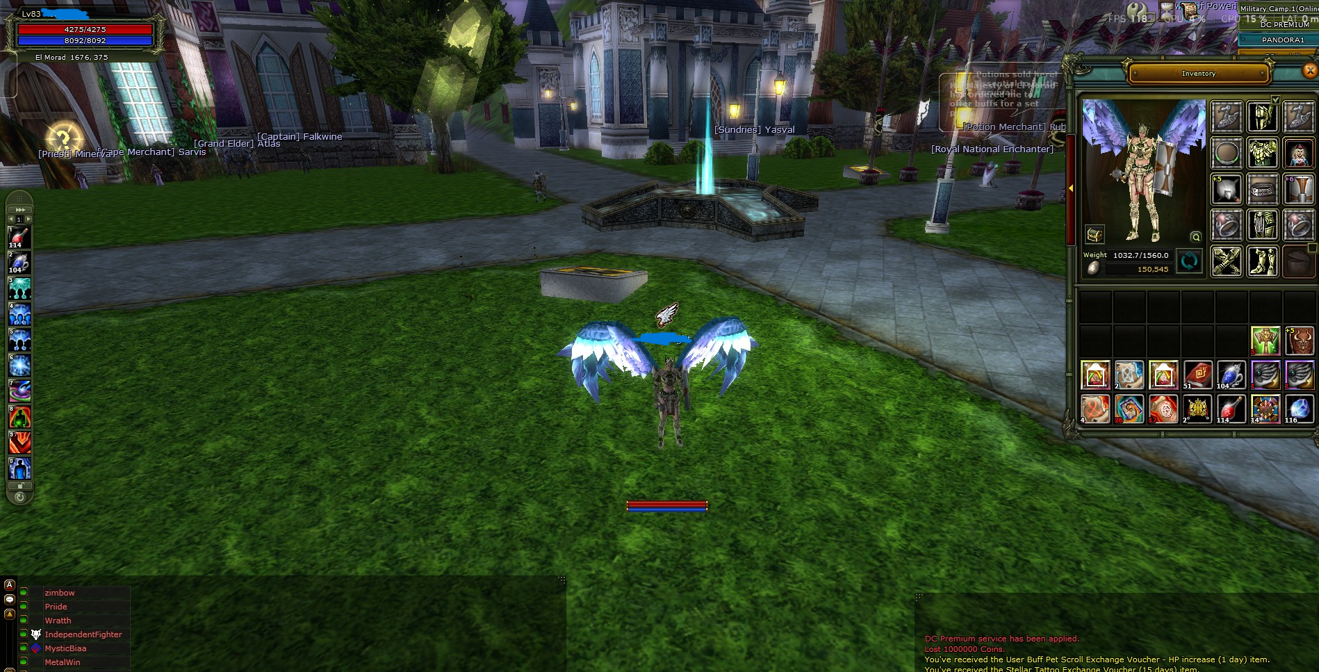 83/1 HUMAN PRIEST % 93 EXP DOLU ACCOUNT