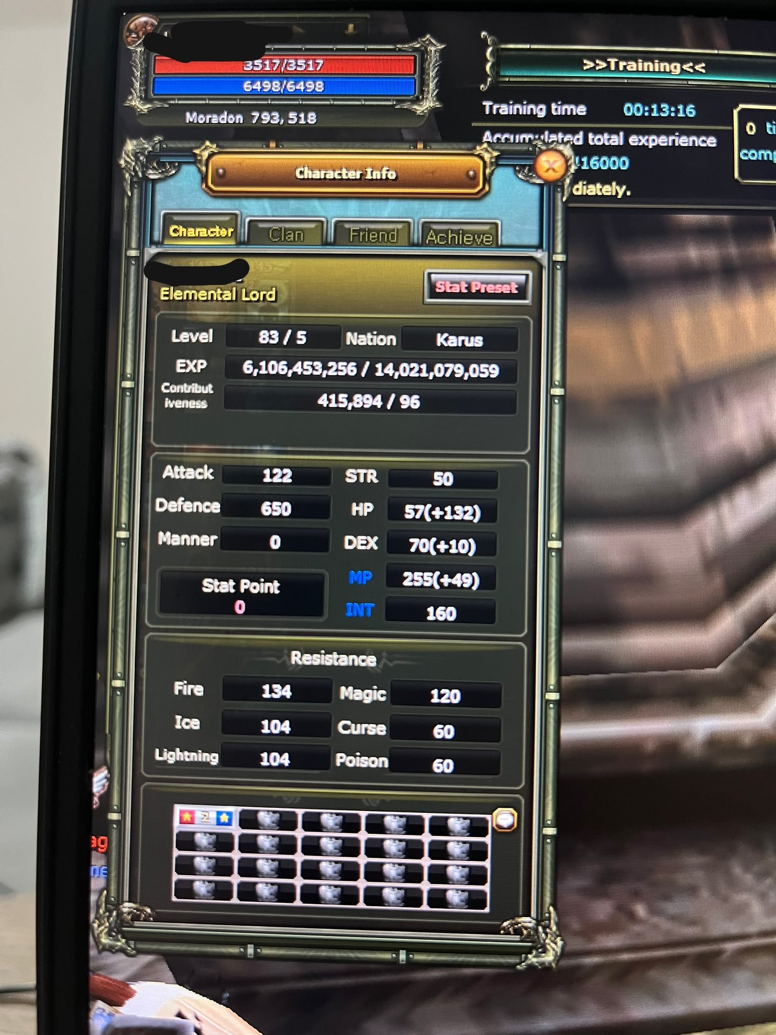 Satılık 83/6 Karus Mage
