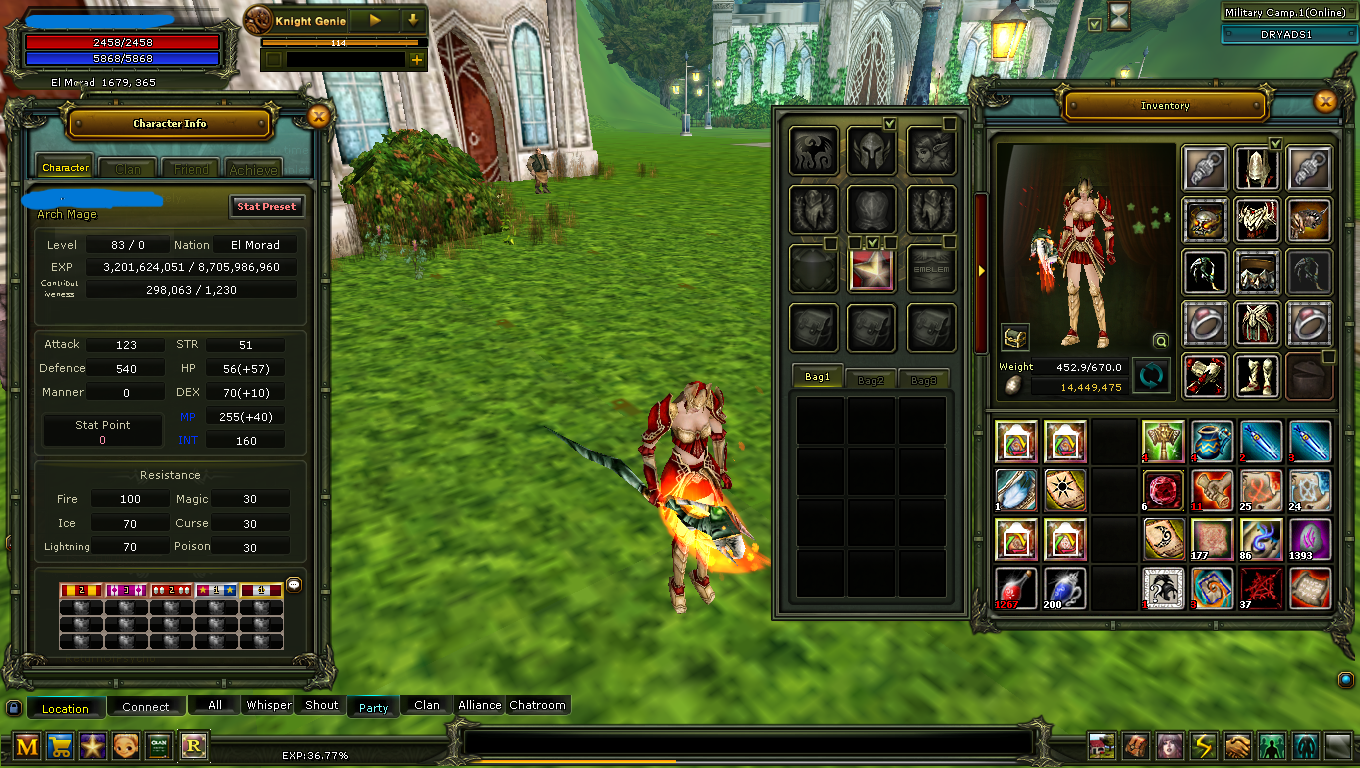 83 LW HUMAN MAGE 90 DEF AÇIK HESAPTA 7 CAHS VARDIR