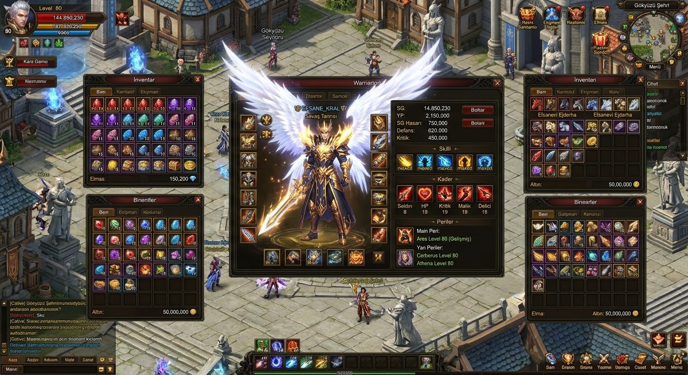 Legend online 80 seviye savas tanriisi
