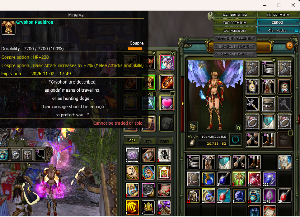 83 LVL FULL PUSH MAGE - YAN ÇAR 83 LVL WARRIOR FULL SKIL