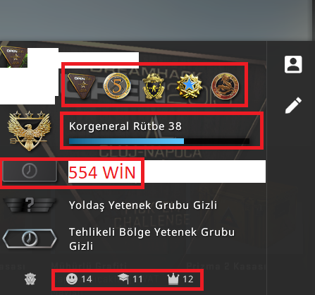 7 MADALYALI CALL Ghosts RUST RAİNBOW MAFİA 3 BLACK OPS 2 850 TL STEAM OYUN ENVANTERLİ ACC