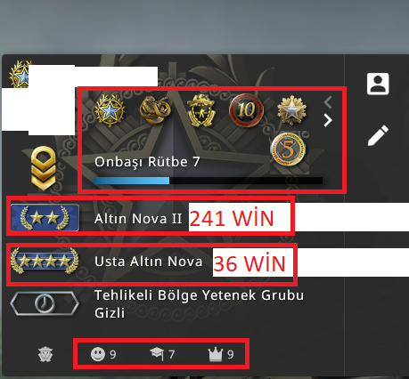 2 MADALYALI 10 LV 79 LV STEAM 12000 TL STEAM OYUN ENVANTERLİ 160+130 TL CS  GO ENVANTER VE STEAM CARD MAİNLİK HESAP ACC Satın Al, En Ucuz indirimli  Fiyat