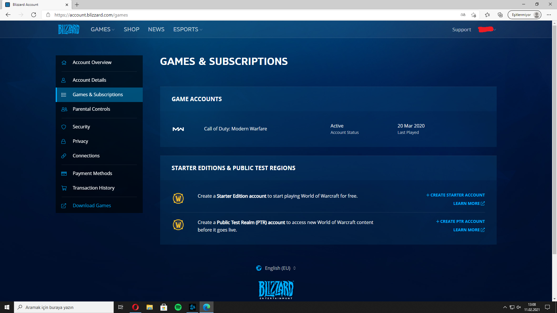 Battle.net Account