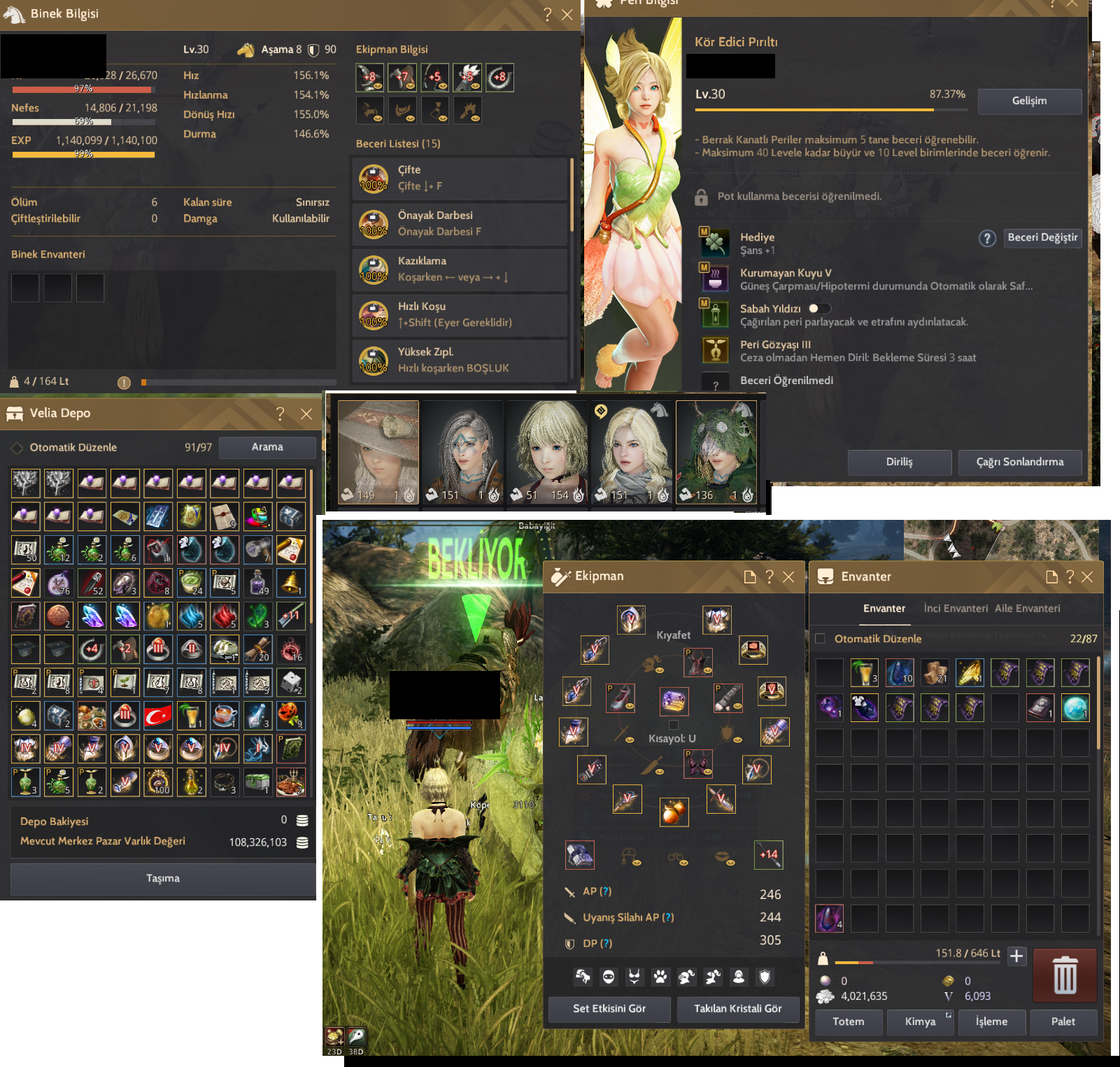 Bdo FULL PEN SEZON PEN CAPOTİ YÜZÜK KEMER FULL P2W-T8 YARIŞ ATI