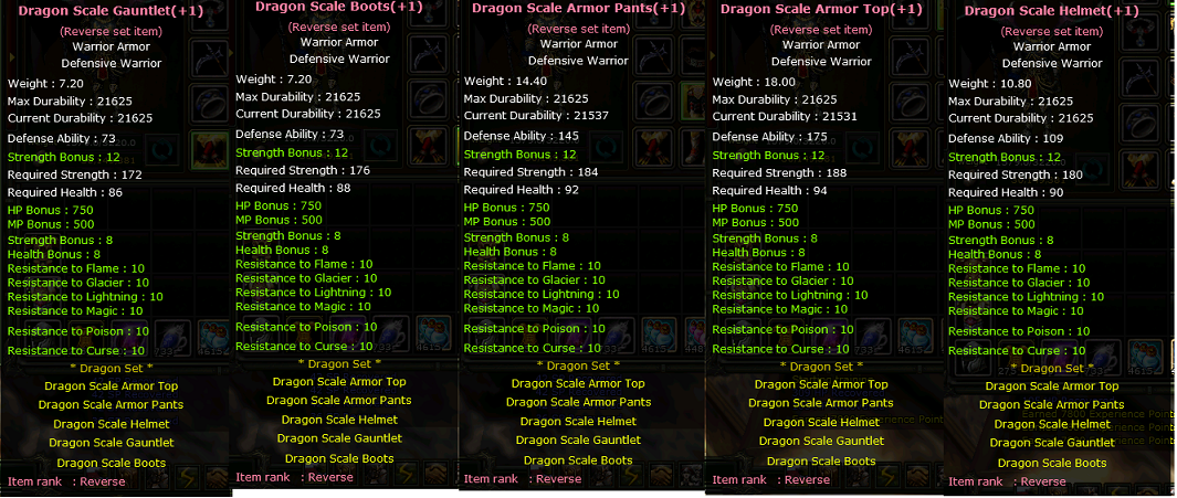 80 level 70 /70 Berserker Atack Warrior 7 Quest Dragon Setli