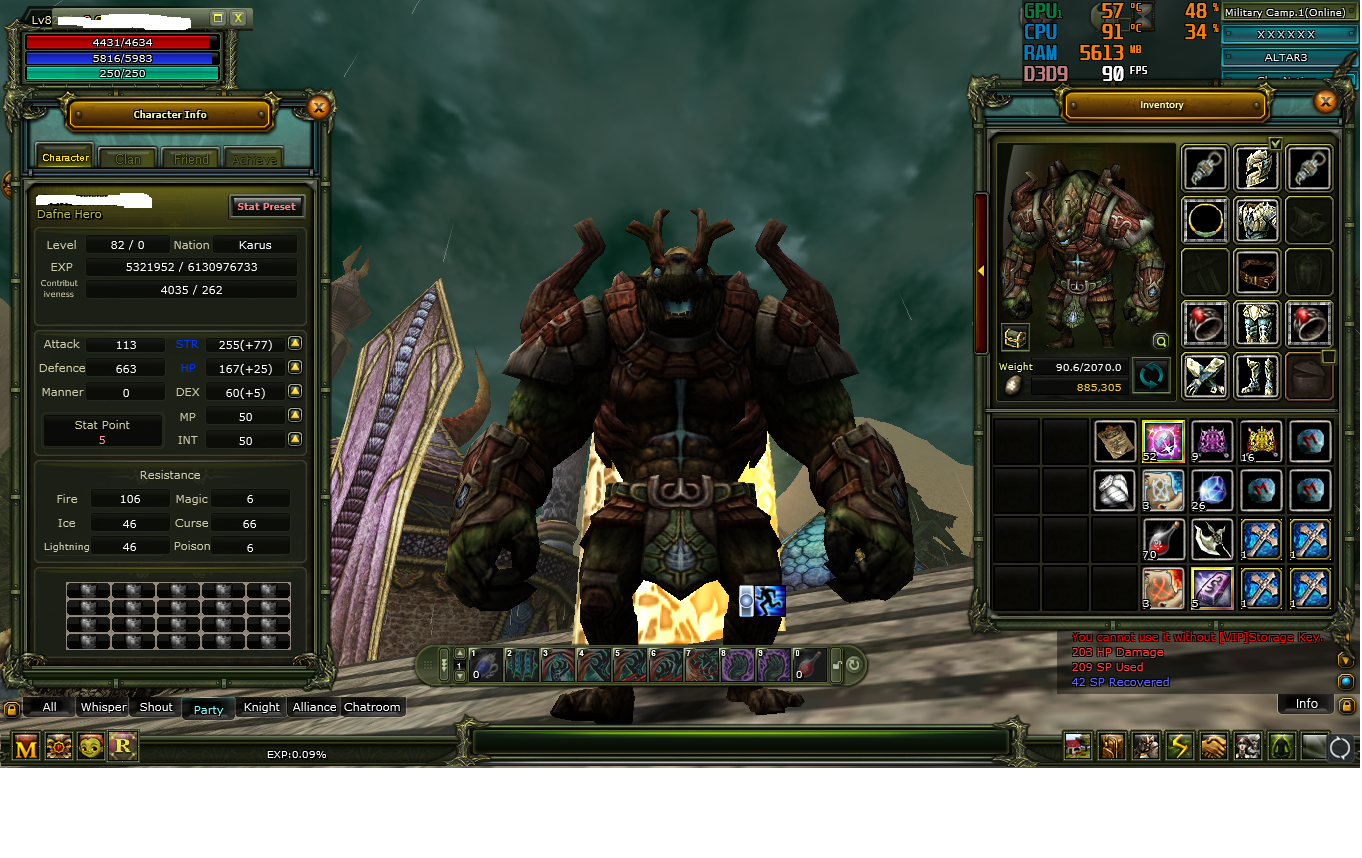 SELL 82 LWL KARUS KURİAN!! QUEST DURUYOR