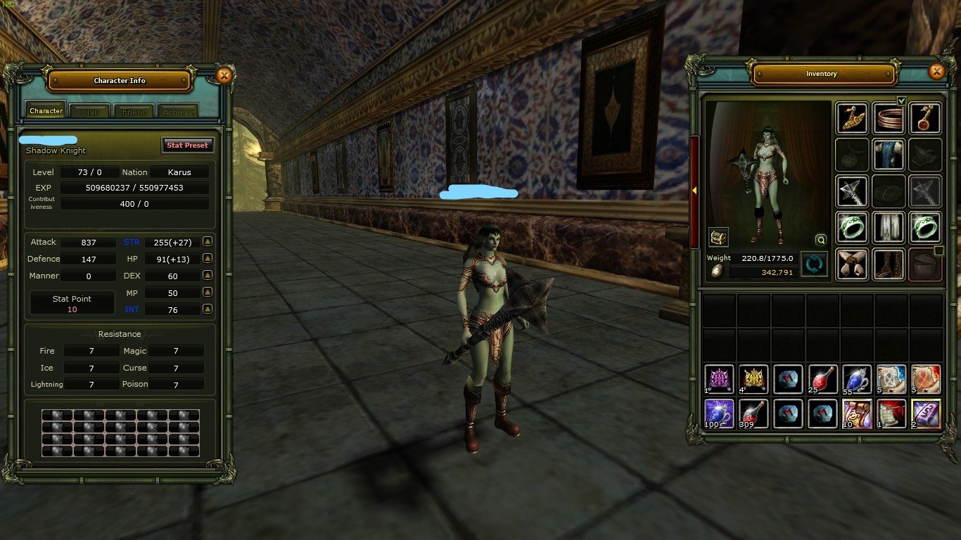 YETİŞEN ALIR79 warıor 77 mage 73 priest